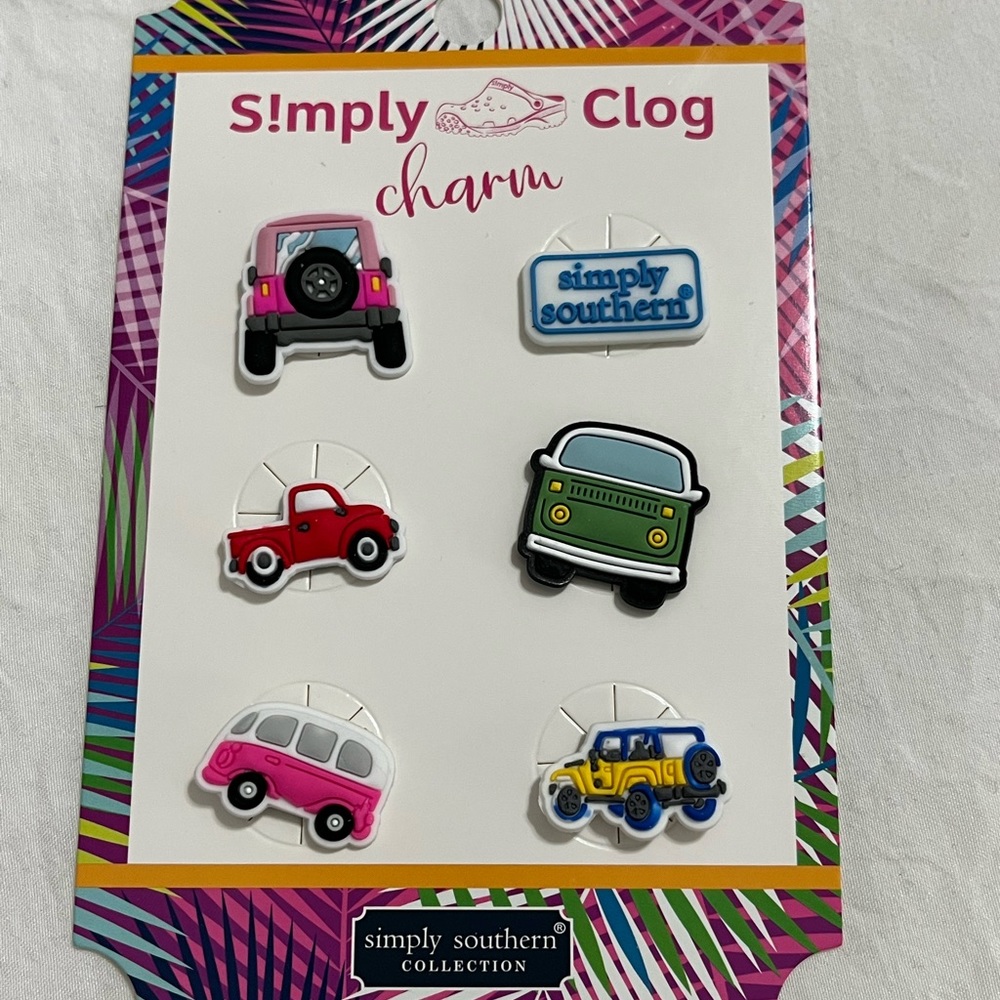 Simply Southern CAR Shoe Charms New!